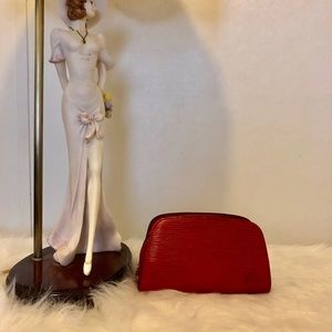 Authentic Louis Vuitton Epi Dauphine cosmetic pouc